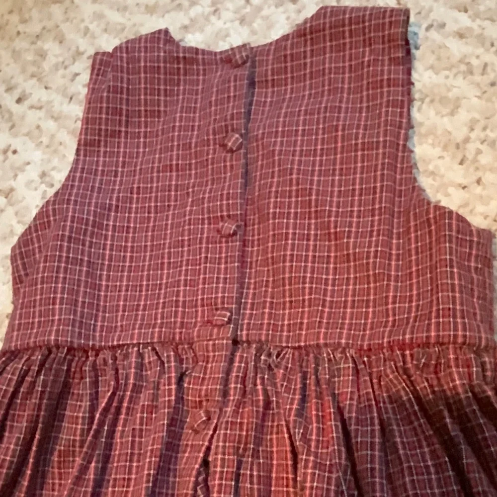 Strasburg Holiday Smocked Dress Heritage Collection Plaid Girls sz 6
